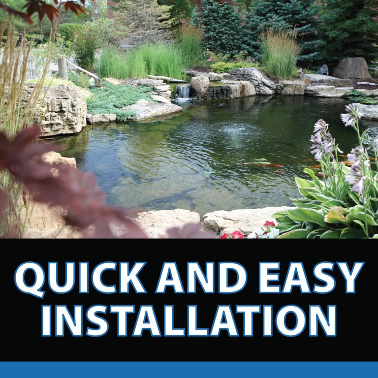 CrystalClear KoiAir Mini, Complete Pond Aeration Kit, Water Garden Oxygenation Bubbler System Adds Oxygen to Koi & Fish Ponds, Outdoor Diaphragm Compressor Pump, Air Line & Submersible Diffuser Stick - Image 2