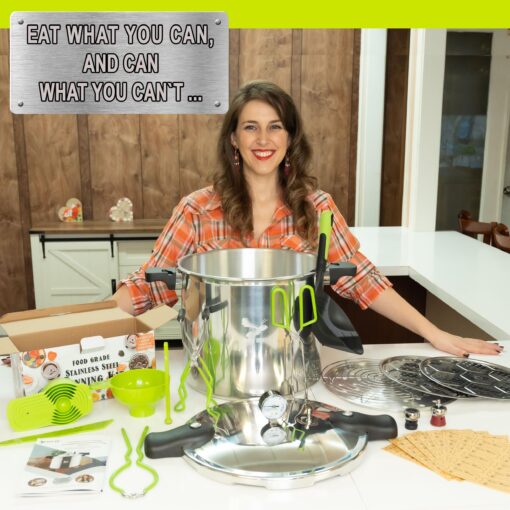 Supa Ant Pressure Canner 23 Quart with Canning Supplies - Canner Pressure Cooker for Canning - Can Cooker - Pressure Pot - Canning Pressure Cooker - Pressure Canner Kit - Pressure Canner with Gauge - Image 7