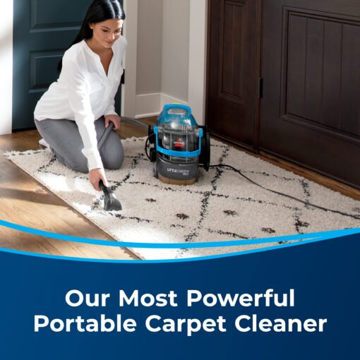 Bissell Little Green Pro Portable Carpet & Upholstery Cleaner and Car/Auto Detailer with Deep Stain Tool, 3" Tough Stain Tool, Plus Two 8 oz. Trial-Size Formulas, 3194 - Image 6