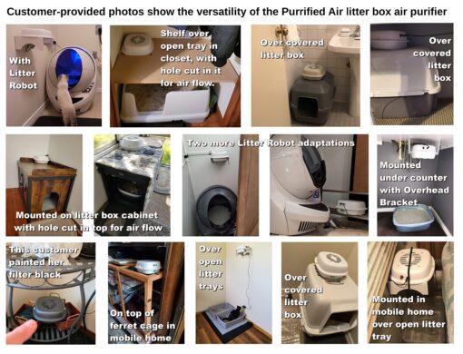 Product Group D - Includes one Purrified Air Litter Box Air Purifier, and a second Filter Media Pack - compare to separate item pricing - Image 5