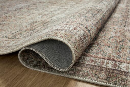 Loloi Chris Loves Julia Jules Collection JUL-09 Ink/Terracotta 5'-0'' x 7'-6'', .13" Pile Height, Area Rug - Image 3