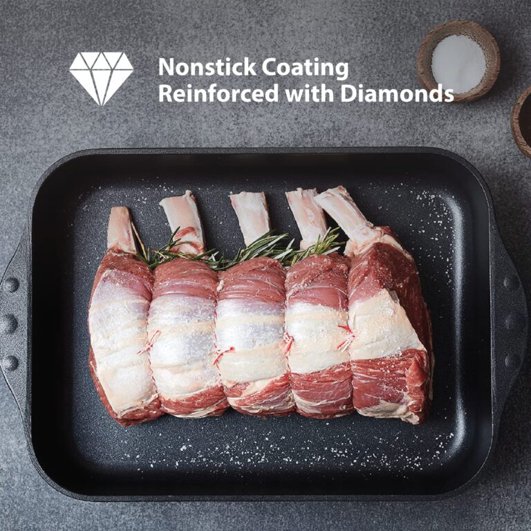 Swiss Diamond Frying Pans Nonstick with Lid, Features Stainless Steel Handle, Nonstick Diamond Coated Aluminum Skillets and Oven Safe Frying Pans with Lids, Cover Included, 11 Inch - Image 5