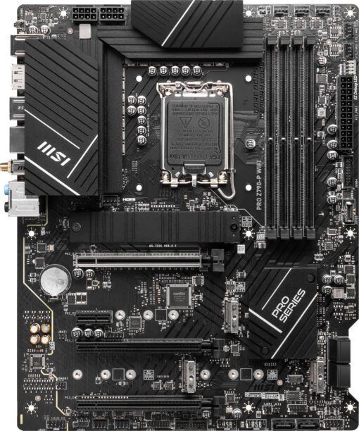 MSI PRO Z790-P WiFi ProSeries Motherboard (Supports 12th/13th/14th Gen Intel Processors, LGA 1700, DDR5, PCIe 5.0, M.2, 2.5Gbps LAN, USB 3.2 Gen2, HDMI/DP, Wi-Fi 6E, Bluetooth 5.3, ATX) - Image 7