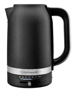 KitchenAid 1.7L Electric Kettle w/Temp Control KEK1701, Cast Iron Black