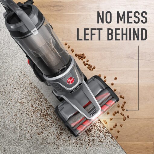 Hoover WindTunnel All-Terrain Dual Brush Roll Bagless Vacuum Cleaner, Corded Upright Vacuum, HEPA Media Filtration, Headlights, Swivel Steering, Corded Vacuum Cleaners for Home Use - Image 5