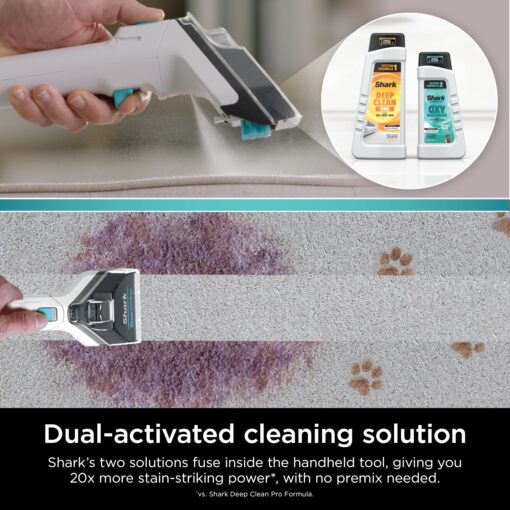 Shark PX201 StainStriker Portable Carpet & Upholstery Cleaner, Spot, Stain, & Odor Eliminator, 3 Attachments, Perfect for Pets, Carpet, Area Rugs, Couches, Upholstery, Cars & More, White - Image 8