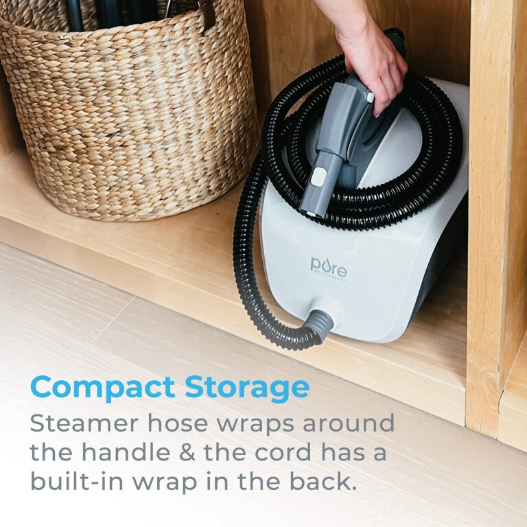 Pure Enrichment PureClean Steam Cleaner with 17 Accessories, Multi-Purpose Household Rolling Steamer for Chemical-Free Deep Cleaning of Floors, Upholstery, Windows, Grout, Grills, Cars, and More - Image 3