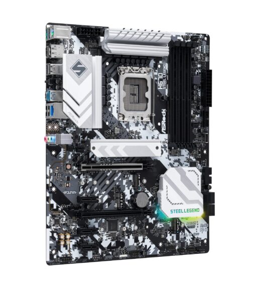ASRock Motherboard H670 Steel Legend Intel H670 Series CPU (LGA1700) Compatible H670 ATX Motherboard - Image 6