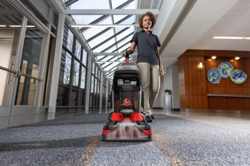 Hoover Commercial PowerScrub XL Spot Extractor, Carpet Cleaner Machine, Upright Shampooer, Commercial Grade Stain Remover, Powerful Deep Cleaner with Heated Drying, CH68000V, Black - Image 2