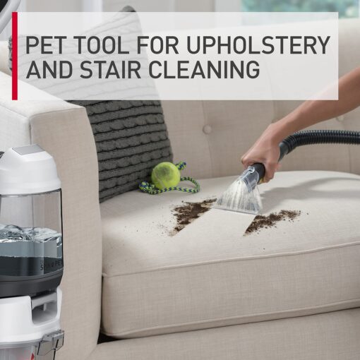 Hoover Dual Spin Pet+ Upright Carpet Cleaner Machine, Carpet Shampooer Machine for Home and Pets, Includes Storage Mat, Pair with a Hoover Carpet Cleaner Solution for a Bright, Refreshed Home - Image 4