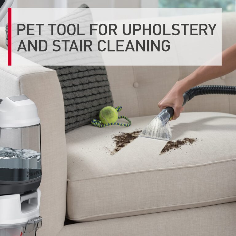 Hoover Dual Spin Pet+ Upright Carpet Cleaner Machine, Carpet Shampooer Machine for Home and Pets, Includes Storage Mat, Pair with a Hoover Carpet Cleaner Solution for a Bright, Refreshed Home - Image 4