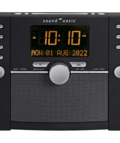 Sound Oasis Deluxe Bluetooth Sleep Tinnitus Sound Machine, World’s Best White Noise Machine for Better Sleep, Tinnitus Management, Clock Radio 288 Sounds