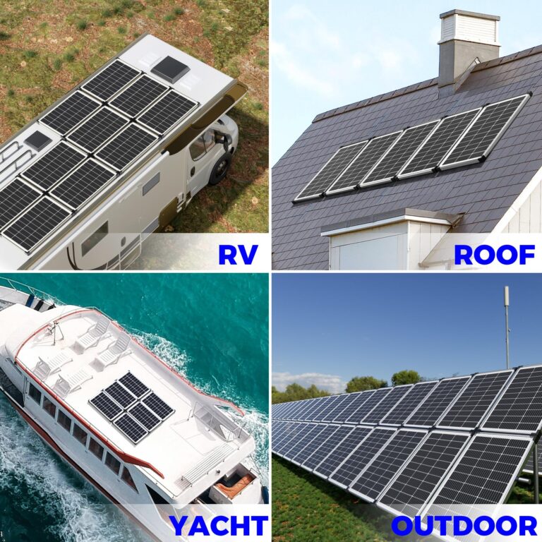 Voltset 200W 12V Solar Panels, High Efficiency 9BB Cell Monocrystalline Solar Panel IP67 Waterproof, Suitable for RV, Marine, Rooftop, Home, Yacht, Off-Grid Applications (2-Pack 100W) - Image 2