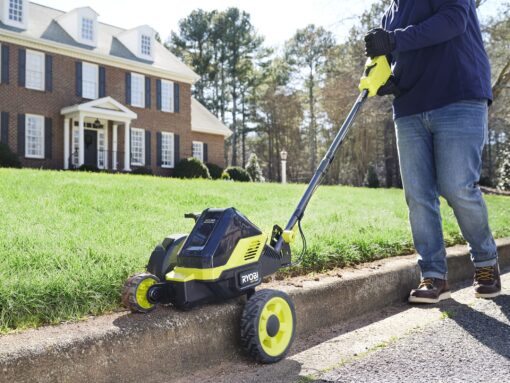 RYOBI - 40V HP Brushless 9 in. Cordless Edger with 4.0 Ah Battery and Charger - RY40760VNM - Image 5