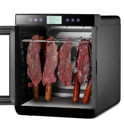 Magic Mill Food Dehydrator Machine (10 Stainless Steel Trays) Digital Adjustable Timer | Temperature Control | Keep Warm Function | Dryer for Jerky, Herb, Meat, Beef, Fruit and To Dry Vegetables - Image 6