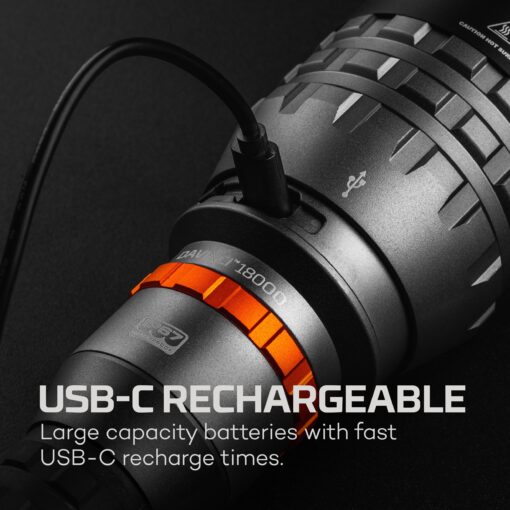 NEBO Davinci Powerful, Rechargeable and Waterproof Handheld Flashlight - Image 3