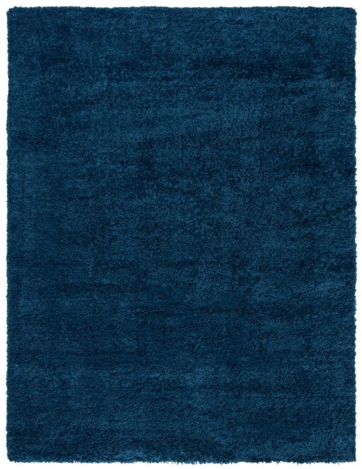 SAFAVIEH Fontana Shag Collection Area Rug - 9' x 12', Blue, Solid Design, Non-Shedding & Easy Care, 2-inch Thick Ideal for High Traffic Areas in Living Room, Bedroom (FNT800M) - Image 6