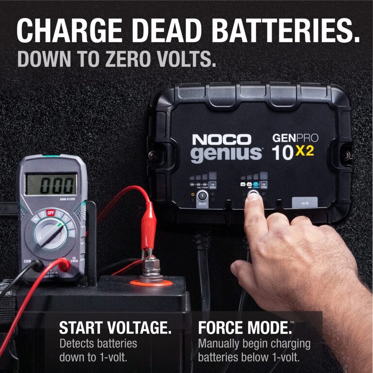 NOCO Genius GENPRO10X2, 2-Bank, 20A (10A/Bank) Smart Marine Battery Charger, 12V Waterproof Onboard Boat Charger, Battery Maintainer and Desulfator for AGM, Lithium (LiFePO4) and Deep-Cycle Batteries - Image 4