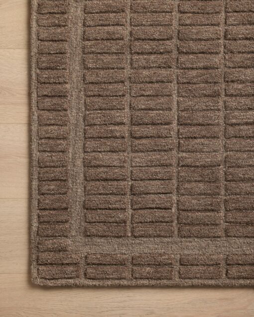 Loloi Chris Loves Julia Bradley Collection, Cocoa & Cocoa, 2'-6" x 9'-9" Runner Rug – Classic Striped Area Rugs for Living Room, Bedroom, Entryway & Hallway, High Traffic Area Home Decor Rug - Image 3