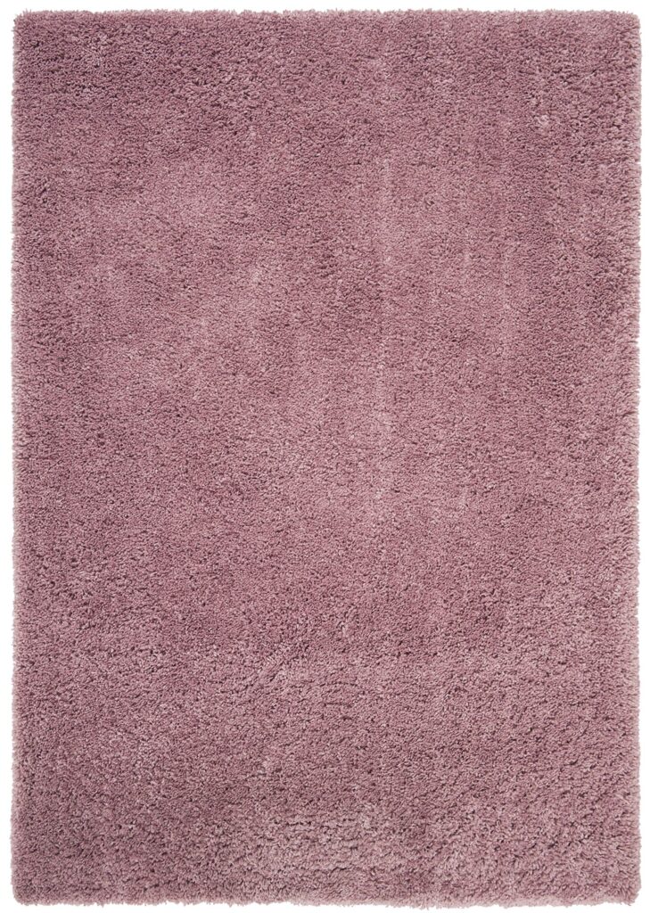 SAFAVIEH Fontana Shag Collection Area Rug - 5'3" x 7'6", Pink, Solid Design, Non-Shedding & Easy Care, 2-inch Thick Ideal for High Traffic Areas in Living Room, Bedroom (FNT800U) - Image 6