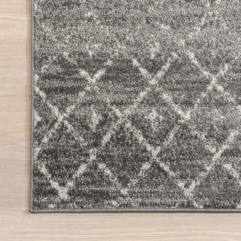 nuLOOM 9x12 Moroccan Blythe Area Rug, Dark Grey, Faded Bohemian Design, Stain Resistant, For Bedroom, Dining Room, Living Room, Hallway, Office, Kitchen, Entryway - Image 3