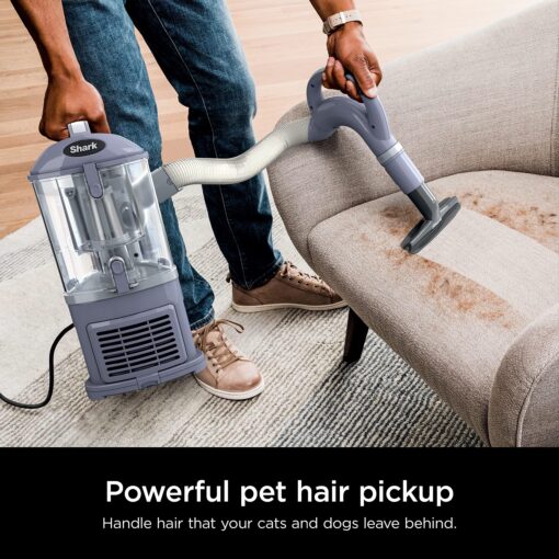 Shark NV352 Navigator Lift Away Upright Vacuum, Hepa Filter, Anti-Allergen Technology, Swivel Steering, Ideal for Carpet, Stairs, & Bare Floors, with Wide Upholstery & Crevice Tools, Lavender - Image 5
