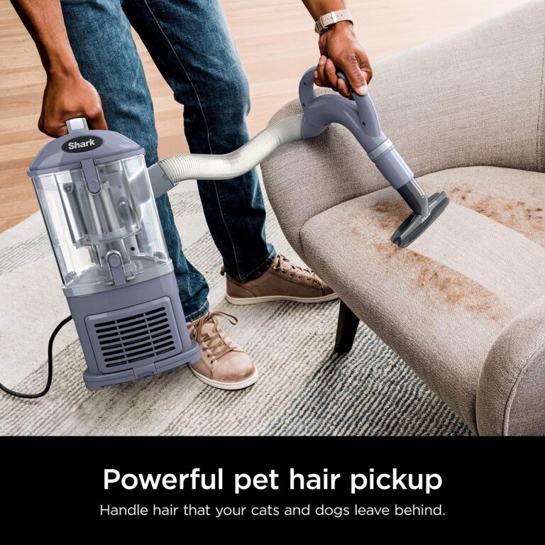 Shark NV352 Navigator Lift Away Upright Vacuum, Hepa Filter, Anti-Allergen Technology, Swivel Steering, Ideal for Carpet, Stairs, & Bare Floors, with Wide Upholstery & Crevice Tools, Lavender - Image 5