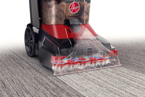Hoover Commercial PowerScrub XL Spot Extractor, Carpet Cleaner Machine, Upright Shampooer, Commercial Grade Stain Remover, Powerful Deep Cleaner with Heated Drying, CH68000V, Black - Image 6