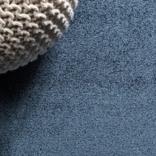 JONATHAN Y SEU100C-6 Haze Solid Low-Pile Indoor Area Rug, Coastal, Bohemian, Minimalist, Classic, Casual for Bedroom,Kitchen,Living Room,Non Shedding,Easy-Washing, Blue, 6 X 9 - Image 4