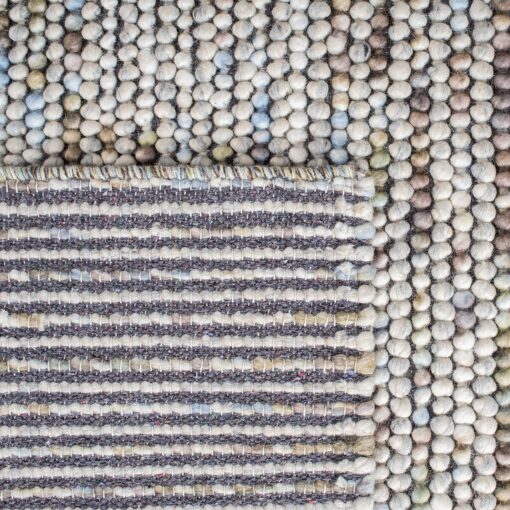 SAFAVIEH Natura Collection Area Rug - 6' x 9', Ivory & Multi, Handmade Farmhouse Wool, Ideal for High Traffic Areas in Living Room, Bedroom (NAT620D) - Image 2