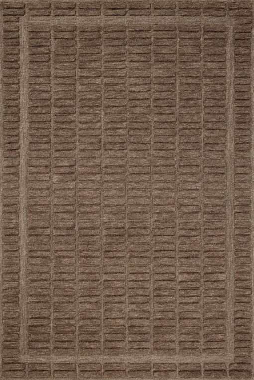 Loloi Chris Loves Julia Bradley Collection, Cocoa & Cocoa, 2'-6" x 9'-9" Runner Rug – Classic Striped Area Rugs for Living Room, Bedroom, Entryway & Hallway, High Traffic Area Home Decor Rug - Image 6