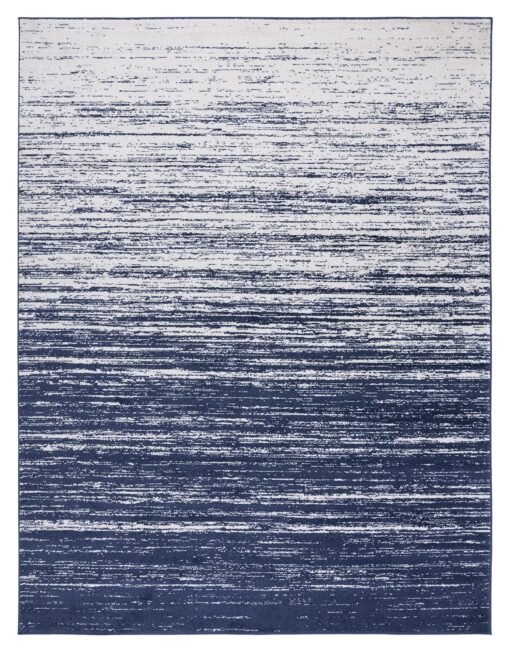 SAFAVIEH Adirondack Collection Area Rug - 9' x 12', Navy & Ivory, Modern Ombre Design, Non-Shedding & Easy Care, Ideal for High Traffic Areas in Living Room, Bedroom (ADR113N) - Image 7