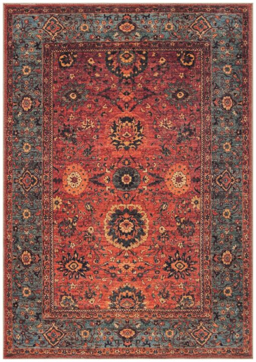 Keen Home Design 8x10 Rug - Machine Washable Area Rug with Non-Slip Backing, Ideal for Living Room, Dining Room, Bedroom - Vintage, Easy Clean, Durable, Low Pile Rug - (8' x 10') - Image 9