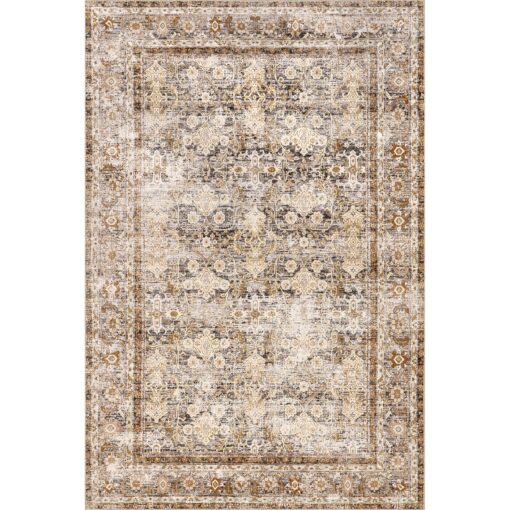 nuLOOM 9' x 12' Splashguard Machine Washable Area Rug with Waterproof Spill Proof Surface, Non Slip Backing and Stain Resistant for Living Room, Bedroom, Kitchen, Dining Room, Anise Ivory - Image 5