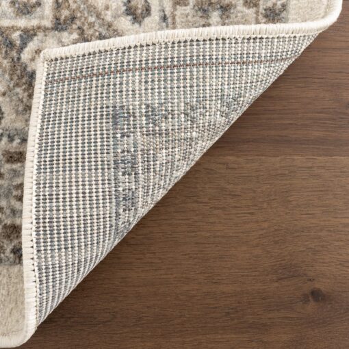 nuLOOM 8' Square Becca Traditional Tiled Area Rug, Becca Beige, Faded Transitional Design, Stain Resistant, for Bedroom, Dining Room, Living Room, Hallway, Office, Kitchen, Entryway - Image 5