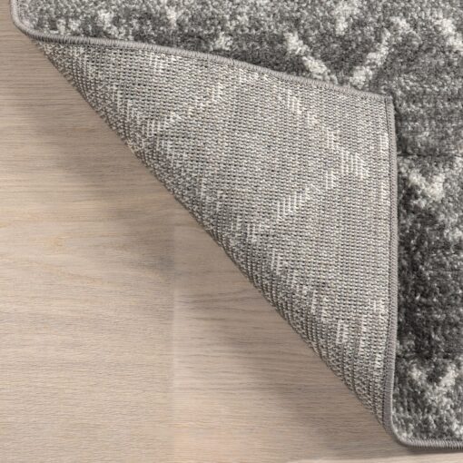 nuLOOM 9x12 Moroccan Blythe Area Rug, Dark Grey, Faded Bohemian Design, Stain Resistant, For Bedroom, Dining Room, Living Room, Hallway, Office, Kitchen, Entryway - Image 5