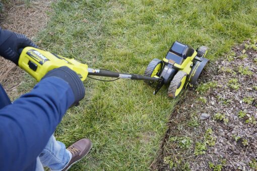 RYOBI - 40V HP Brushless 9 in. Cordless Edger with 4.0 Ah Battery and Charger - RY40760VNM - Image 4
