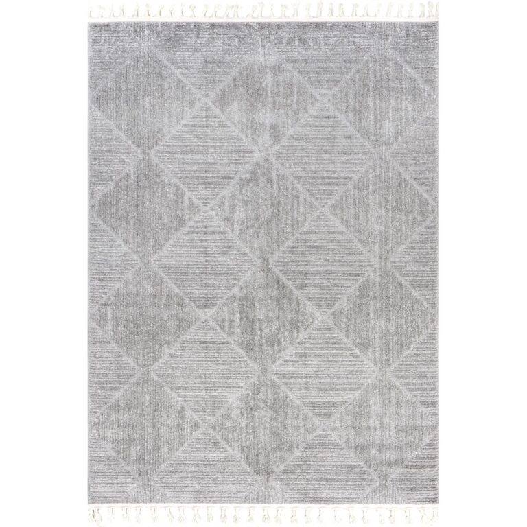 nuLOOM Kerry Geometric 8x10 Area Rug for Living Room Bedroom Dining Room Kitchen, Light Grey - Image 9