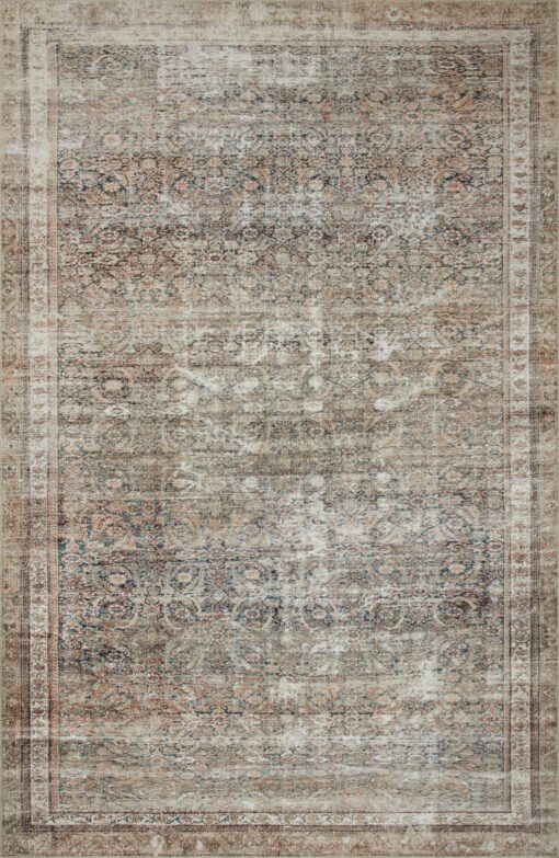 Loloi Chris Loves Julia Jules Collection JUL-09 Ink/Terracotta 5'-0'' x 7'-6'', .13" Pile Height, Area Rug - Image 8