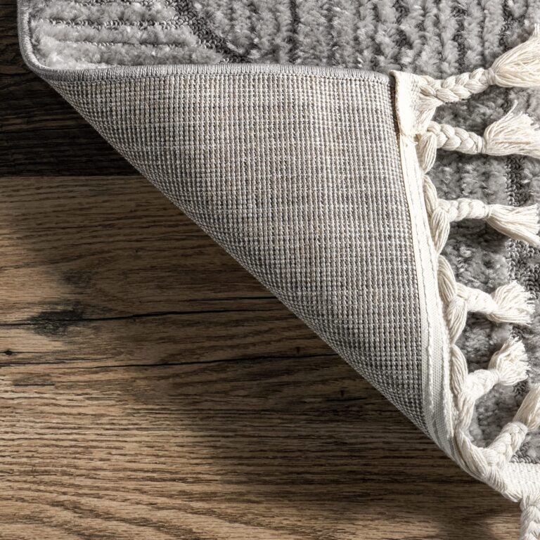 nuLOOM Kerry Geometric 8x10 Area Rug for Living Room Bedroom Dining Room Kitchen, Light Grey - Image 8