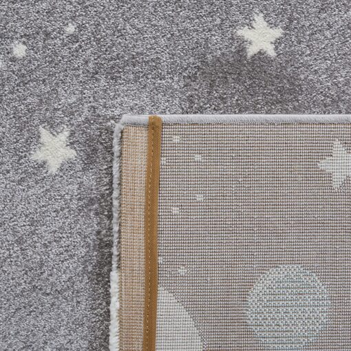 SAFAVIEH Carousel Kids Collection Area Rug - 6'7" x 9', Grey & Lavender, Non-Shedding & Easy Care, Ideal for High Traffic Areas for Boys & Girls in Playroom, Nursery, Bedroom (CRK103F) - Image 2