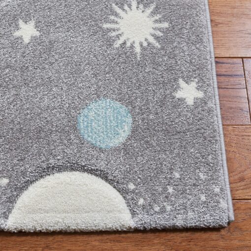 SAFAVIEH Carousel Kids Collection Area Rug - 6'7" x 9', Grey & Lavender, Non-Shedding & Easy Care, Ideal for High Traffic Areas for Boys & Girls in Playroom, Nursery, Bedroom (CRK103F) - Image 6