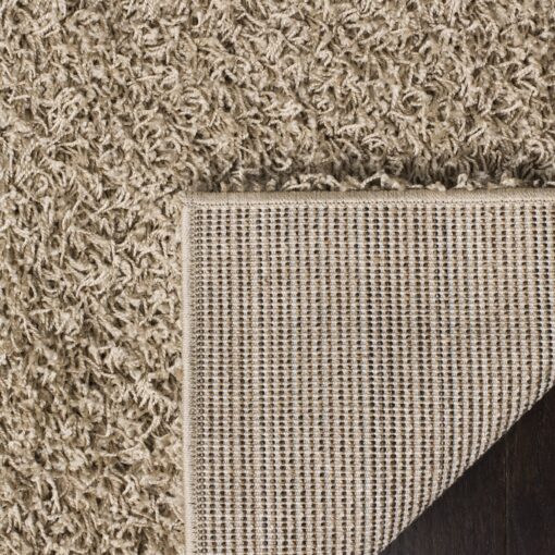 SAFAVIEH Athens Shag Collection Area Rug - 6' x 9', Beige, Non-Shedding & Easy Care, 1.5-inch Thick Ideal for High Traffic Areas in Living Room, Bedroom (SGA119G) - Image 2