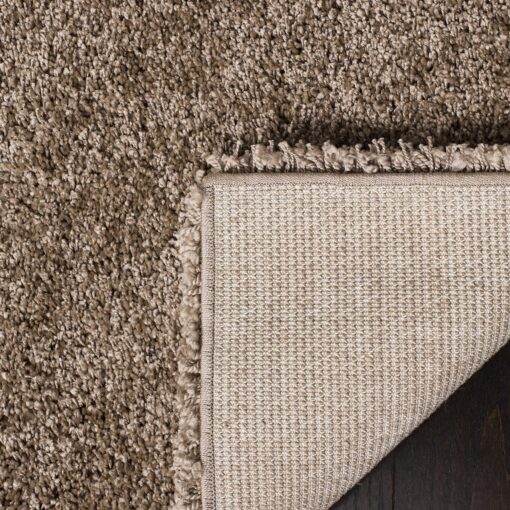 SAFAVIEH Milan Shag Collection Area Rug - 5'1" x 8', Dark Beige, Solid Design, Non-Shedding & Easy Care, 2-inch Thick Ideal for High Traffic Areas in Living Room, Bedroom (SG180-1414) - Image 2