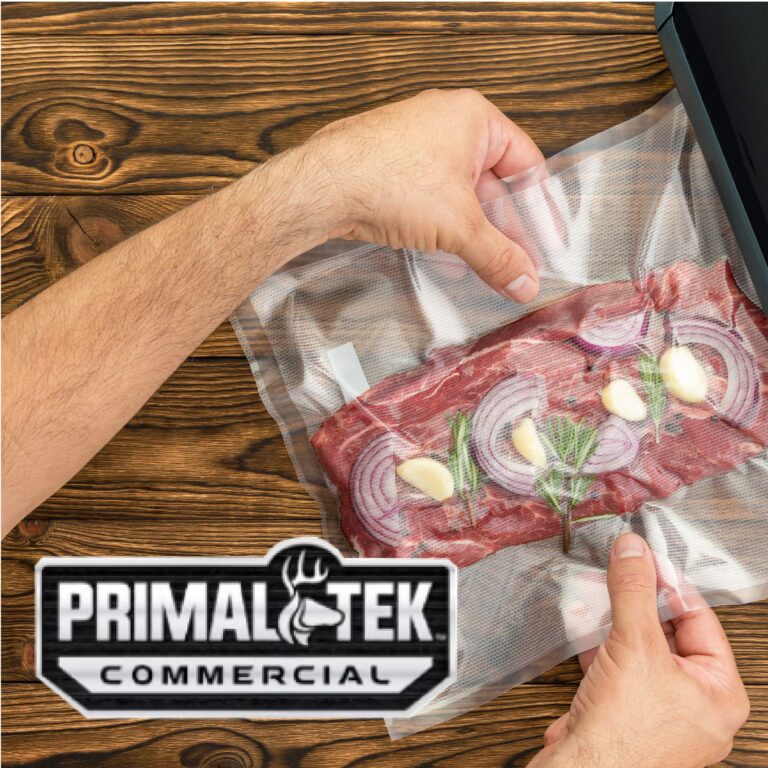 PrimalTek 12” Commercial Grade Vacuum Sealer – User Friendly for Food Preservation & Sous Vide, 28” Vacuum Pressure – Features Auto Cooling System, Smart Heat Technology, Built-In Vacuum Bag Storage - Image 3