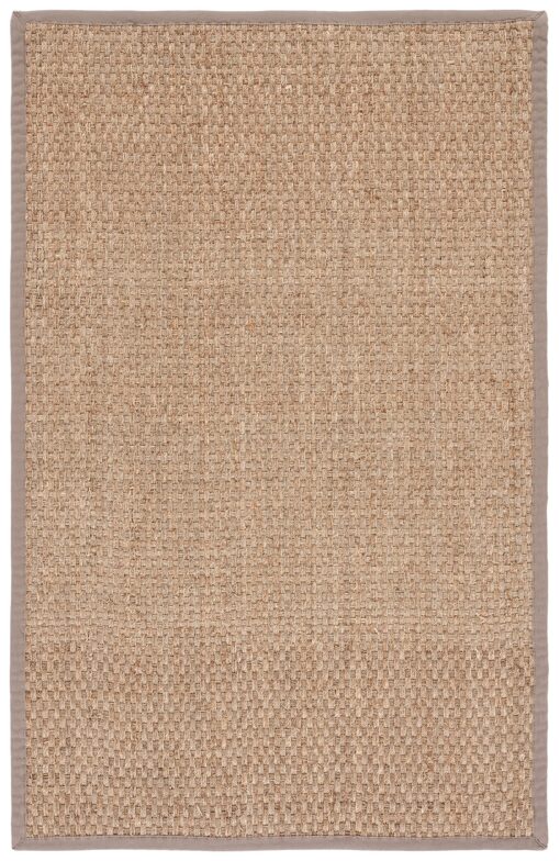 Safavieh Natural Fiber Collection Area Rug - 6' x 8', Natural & Grey, Seagrass, Basketweave Design with Cotton Border, Ideal for The Living Room, Bedroom, Dining Room (NF114P-68) - Image 9