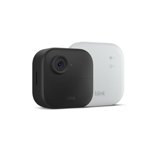 Blink Outdoor 4 + Sync Module XR — Wire-free smart security camera, two-year battery, go up to 400 feet from your home with extended range — 1 camera system
