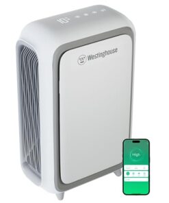 Westinghouse Smart Air Purifier | Large Room 700 SF | HEPA Filter and Patented NCCO Technology | 4-Stage Medical-Grade Filtration | Smart Wi-Fi | Pet Dander, Dust, Smoke, Odor, Pollen | WH100P
