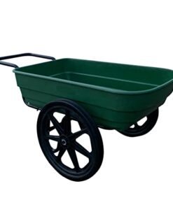 Multi-Use Garden & Farm Utility Cart, 5 Cubic Foot Poly Tray, Flat Free Tires