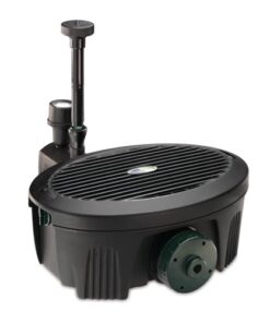 Pennington Aquagarden , Inpond 5 in 1, Pond & Water Pump, Filter, UV Clarifier, LED Spotlight and Fountain , All in One solution for a Clean, Clear and Beautiful pond , For Ponds up to 200 Gallons